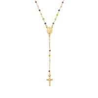 Collana Amen Donna Rosari in Argento Cristallo CRO10GARVE4 - CRO10GARVE4